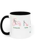 Two Toned Ceramic Mug - Cricket (sold out)